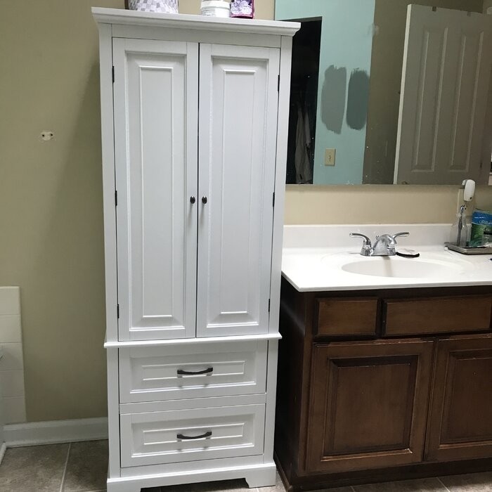 Arapahoe 24'' W x 62.25'' H x 16'' D Linen Cabinet