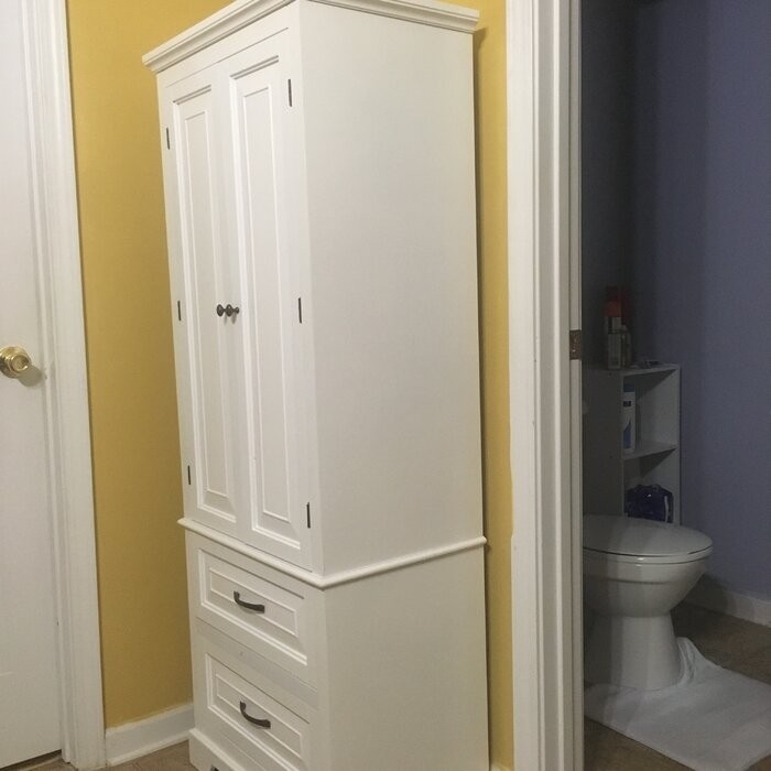 Arapahoe 24'' W x 62.25'' H x 16'' D Linen Cabinet