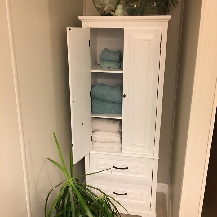 Arapahoe 24'' W x 62.25'' H x 16'' D Linen Cabinet