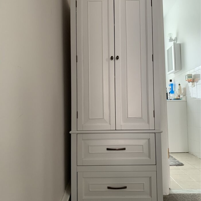 Arapahoe 24'' W x 62.25'' H x 16'' D Linen Cabinet