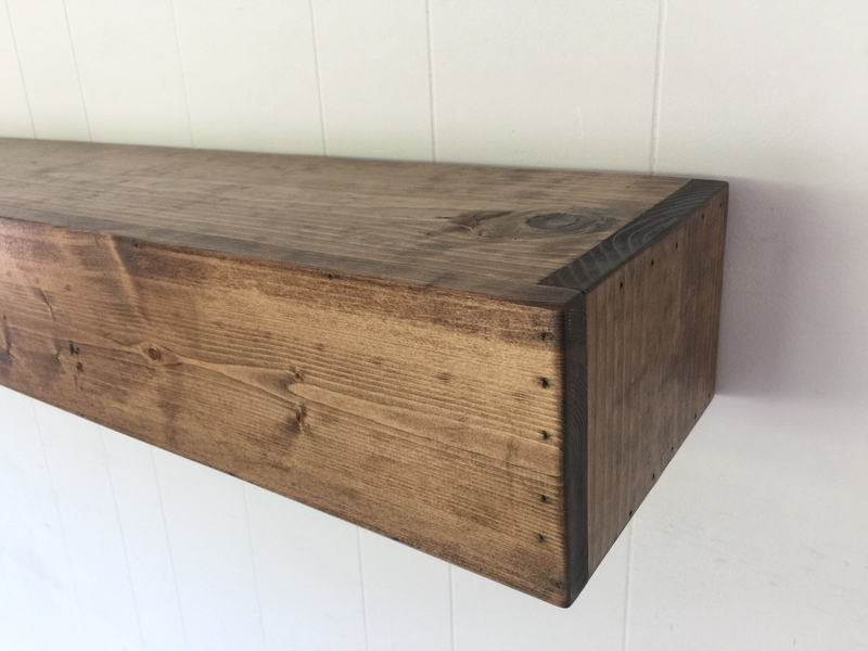 Ascension Pine Solid Wood Floating Shelf