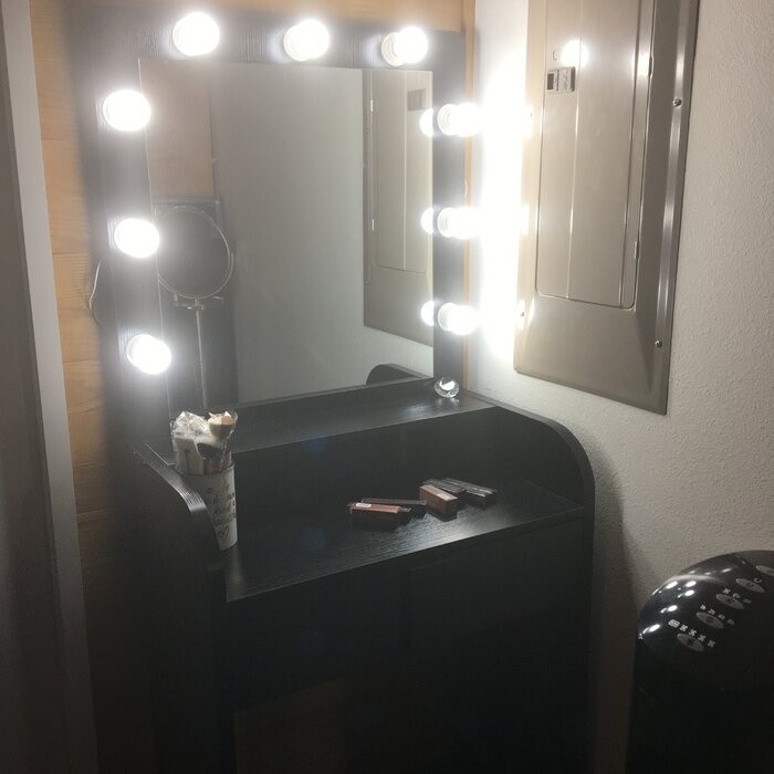 Baldon 27.6'' Wide Vanity with Mirror