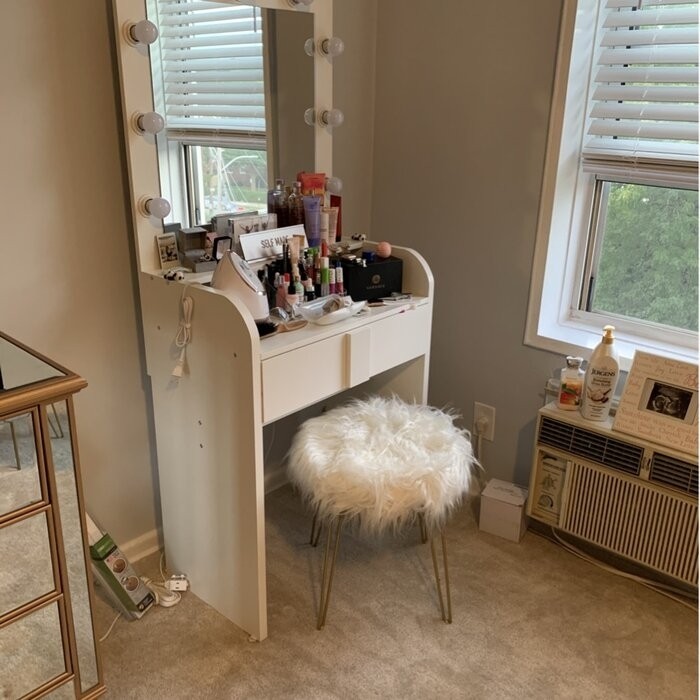 Baldon 27.6'' Wide Vanity with Mirror