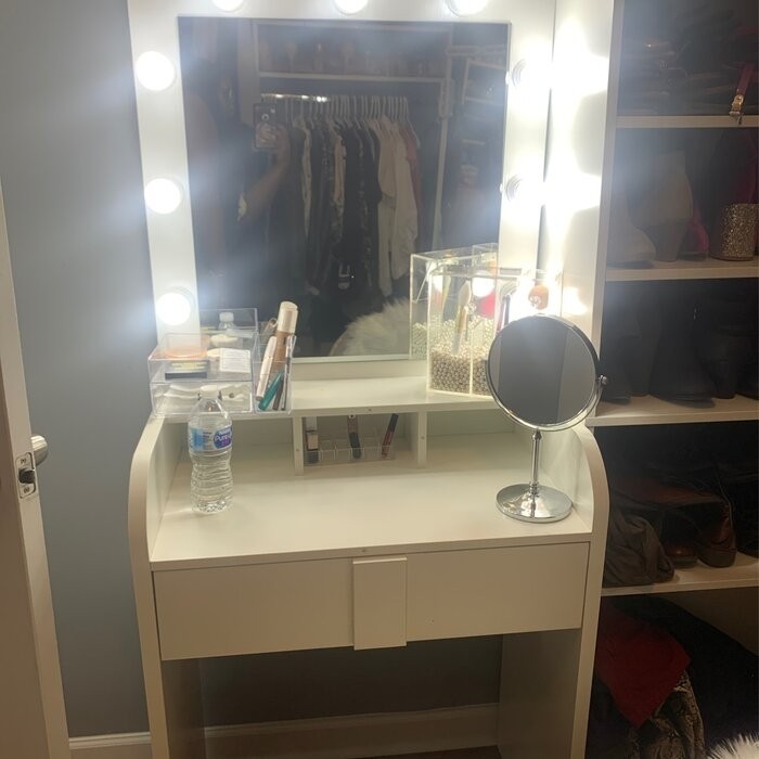 Baldon 27.6'' Wide Vanity with Mirror