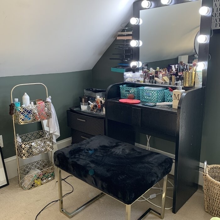 Baldon 27.6'' Wide Vanity with Mirror