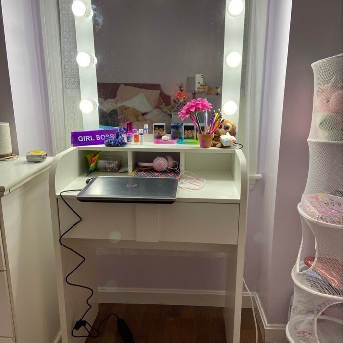Baldon 27.6'' Wide Vanity with Mirror