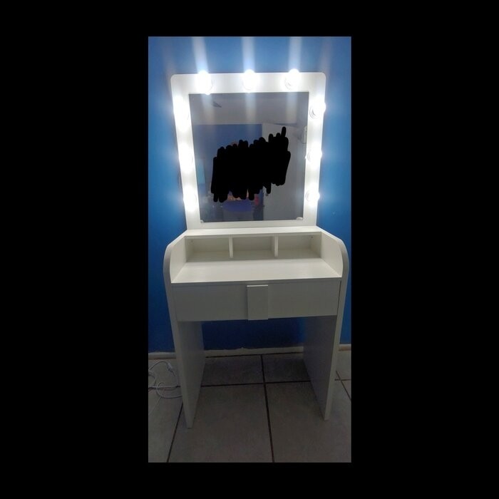 Baldon 27.6'' Wide Vanity with Mirror
