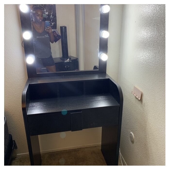 Baldon 27.6'' Wide Vanity with Mirror