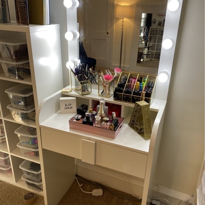 Baldon 27.6'' Wide Vanity with Mirror