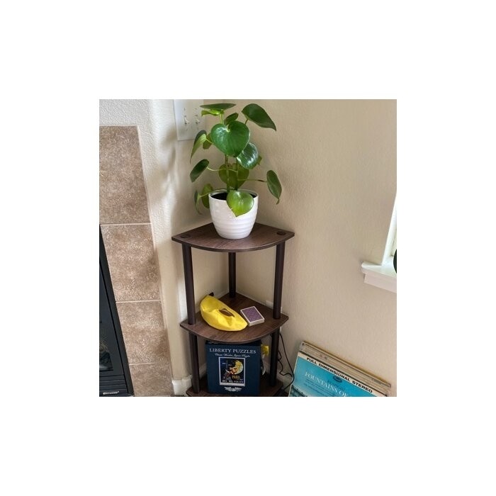 Baril 29.6'' H x 11.6'' W Corner Bookcase