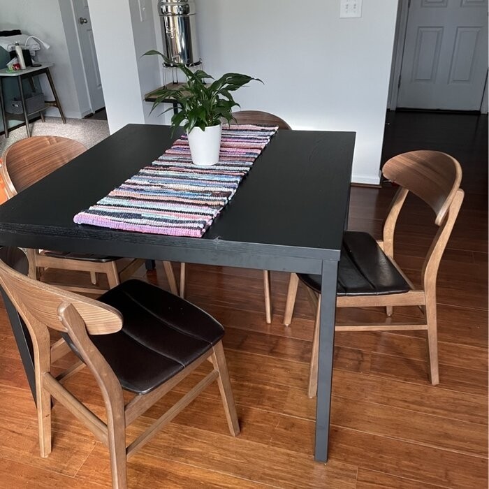 Barros Slat Back Side Chair in Natural Walnut