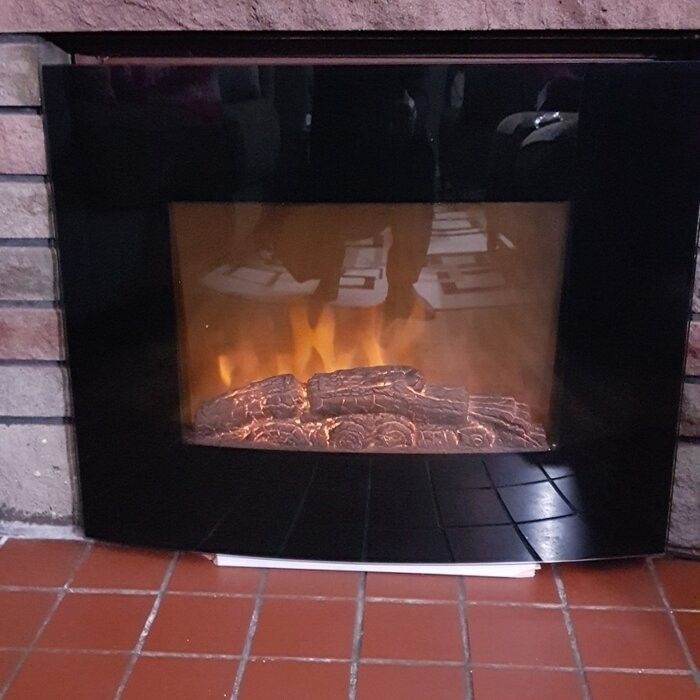 Bartow 25.5'' W Surface Wall Mounted Electric Fireplace