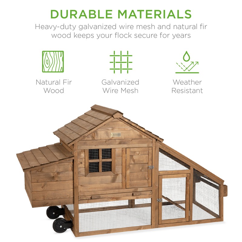 Bedi Chicken Coop with Chicken Run For Up To 5 Chickens