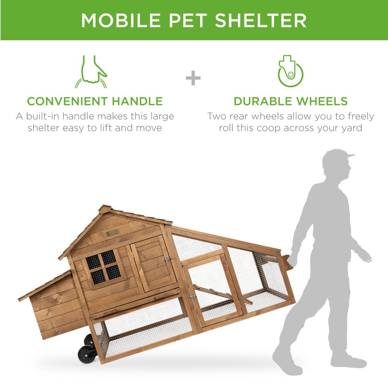 Bedi Chicken Coop with Chicken Run For Up To 5 Chickens