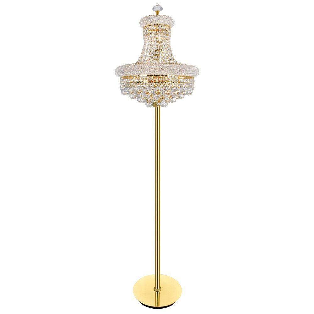 Bell shaped Vintage Chandelier Floor Lamp