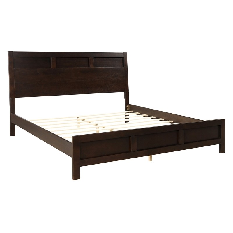 Benfer Bedroom Elegant Furniture 3 Piece Set, Queen Bed + 2 Nightstand, Pine Wood Frame