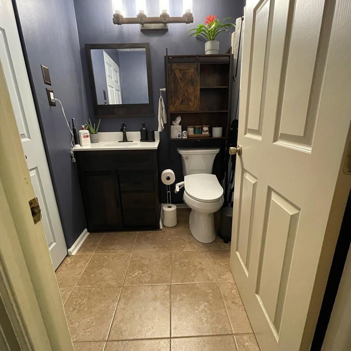 Bergenia 25.2'' W x 66.9'' H x 9.4'' D Over-The-Toilet Storage