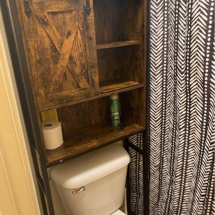 Bergenia 25.2'' W x 66.9'' H x 9.4'' D Over-The-Toilet Storage