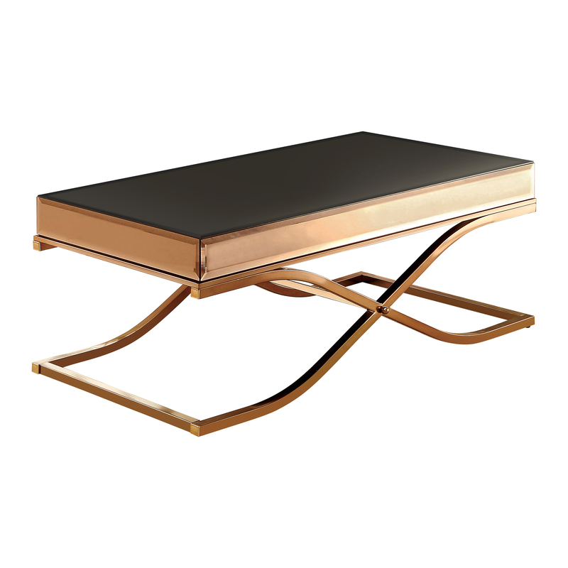 Bergeron Cross Legs Coffee Table