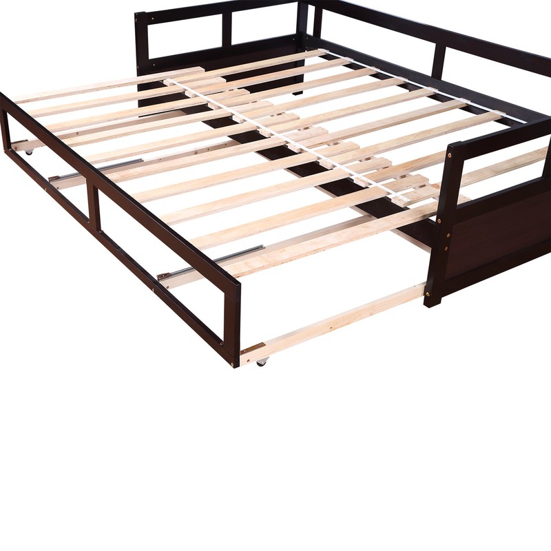Berteau Twin Solid Wood Daybed with Trundle