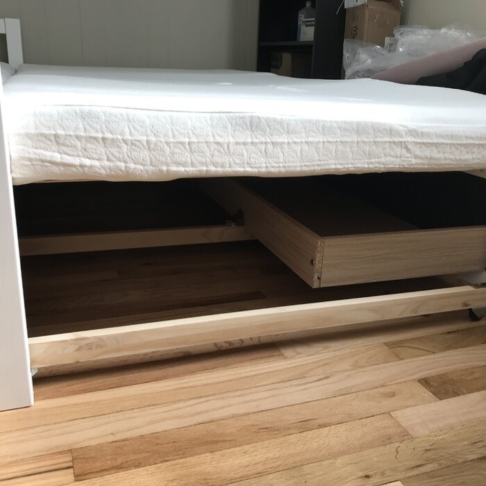Berteau Twin Solid Wood Daybed with Trundle