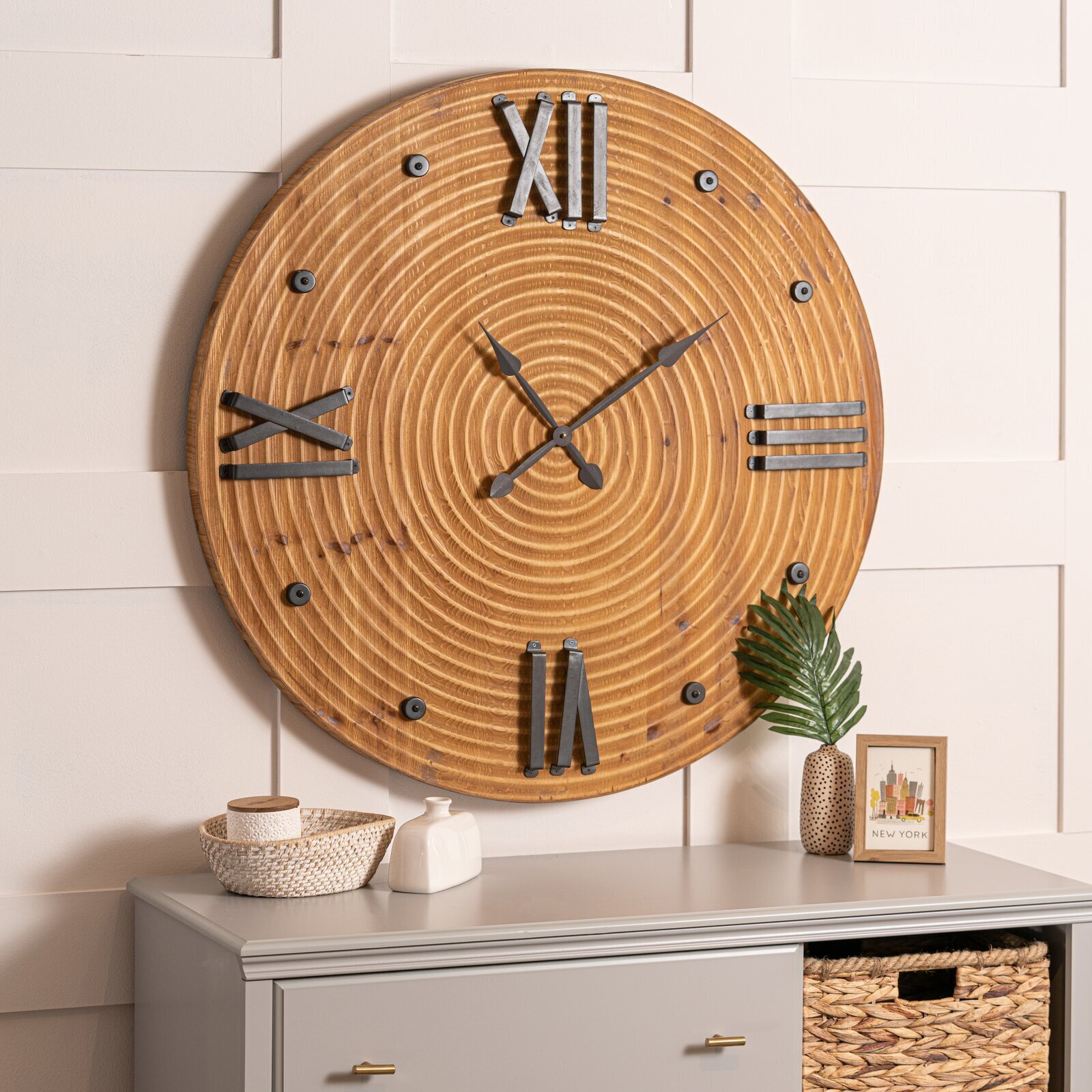 Big Birch Wood Wall Clock