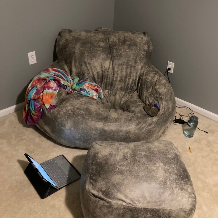 Big Joe Nestle Large Bean Bag Sofa