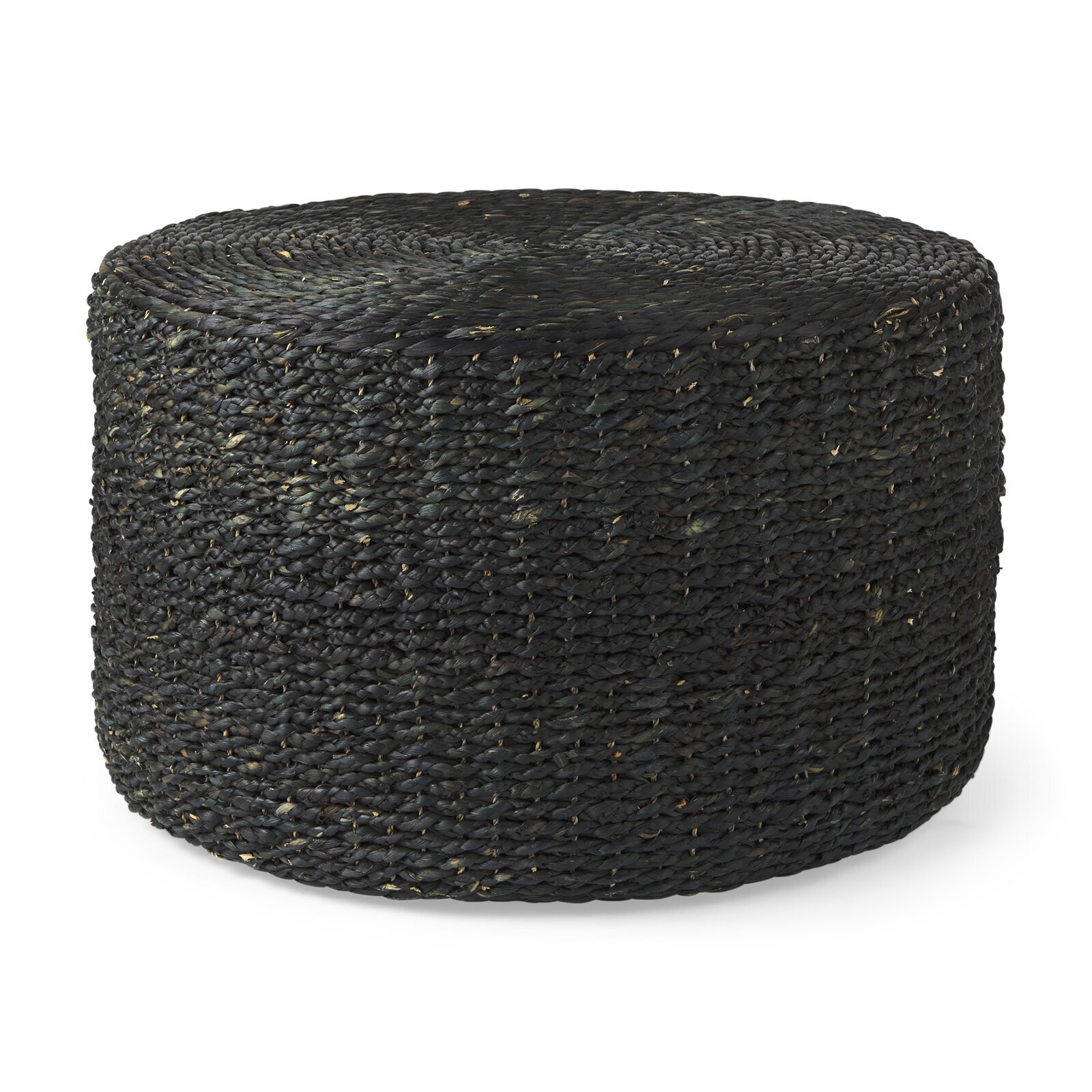 Black Wicker Round Coffee Table