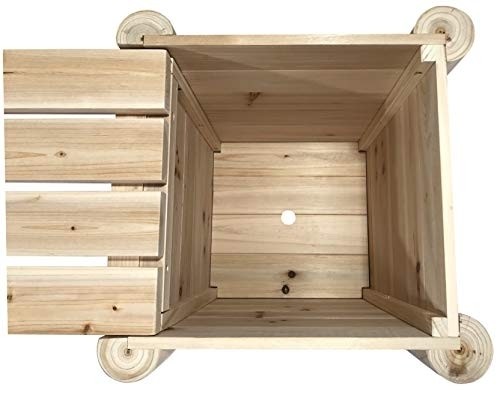 Boldly Growing Raised Planter Bench - Elevated Outdoor Patio Herb Garden Kit to Grow Herbs and Vegetables