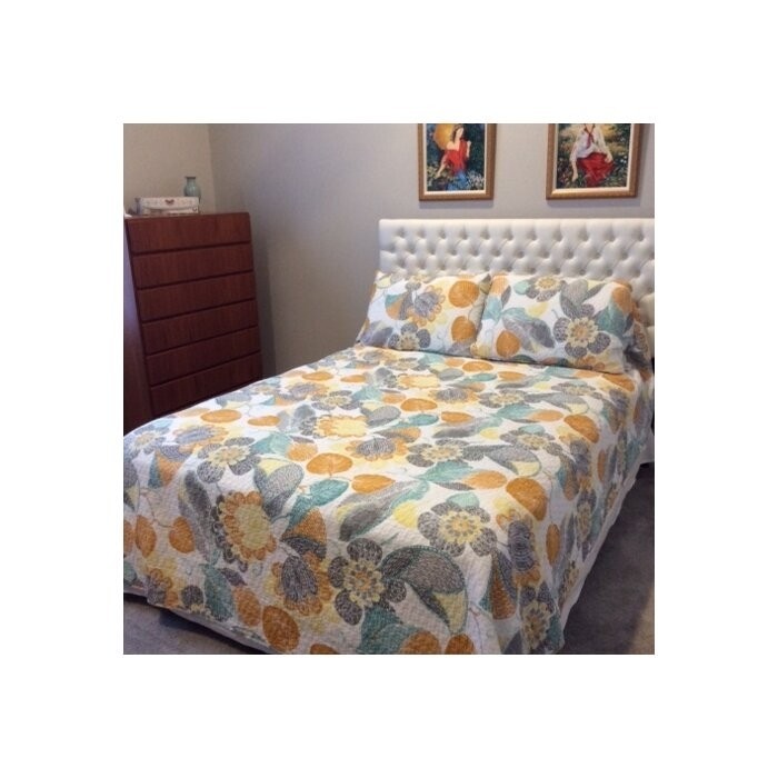 Bontrager Standard Cotton 320 TC Reversible 3 Piece Quilt Set