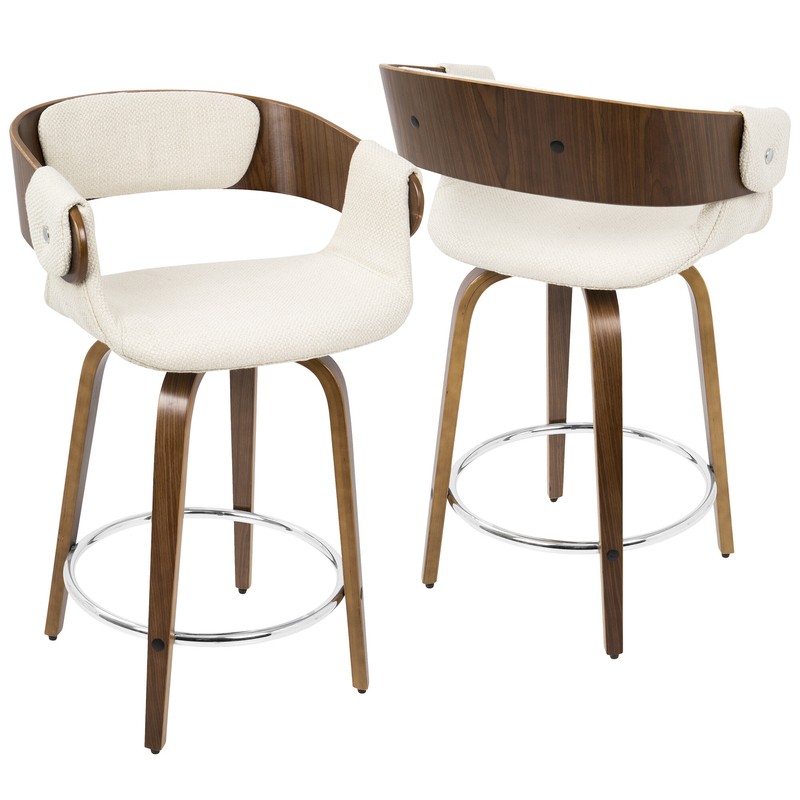 Boulemane Swivel Counter Stool