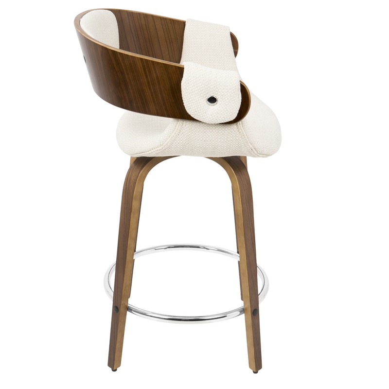Boulemane Swivel Counter Stool