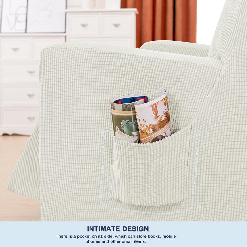 Box Cushion Recliner Slipcover