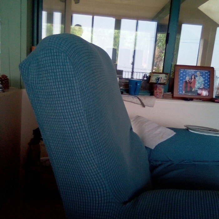 Box Cushion Recliner Slipcover