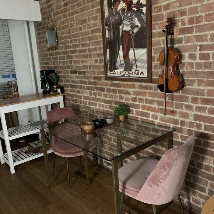 Braelyn 47.2'' Iron Dining Table