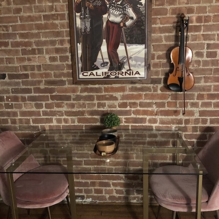 Braelyn 47.2'' Iron Dining Table