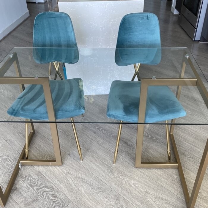 Braelyn 47.2'' Iron Dining Table