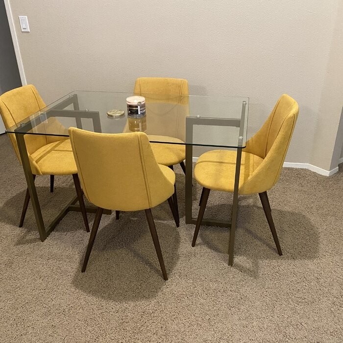 Braelyn 47.2'' Iron Dining Table
