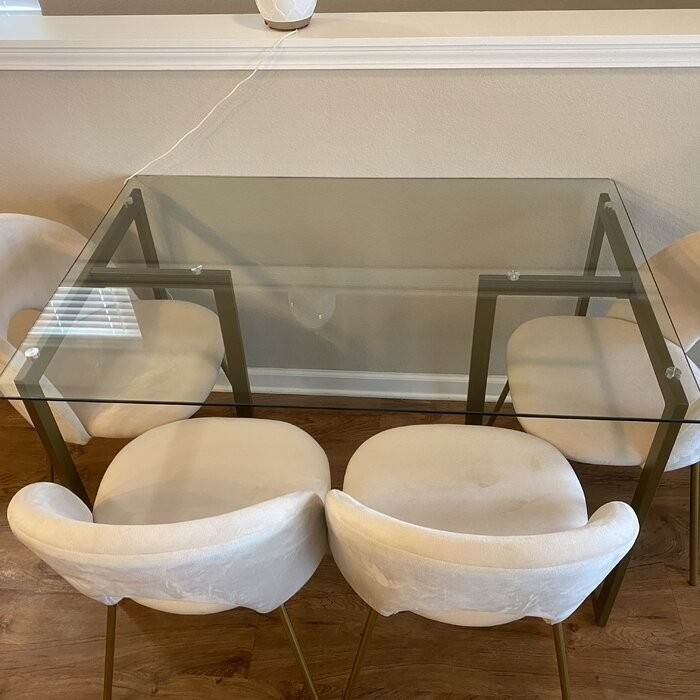 Braelyn 47.2'' Iron Dining Table