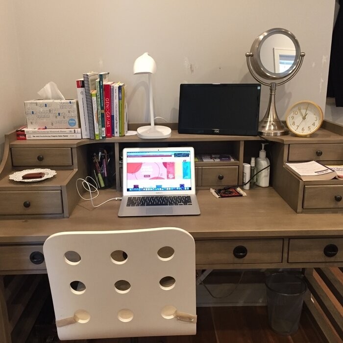 Brampt Secretary Desk with Hutch