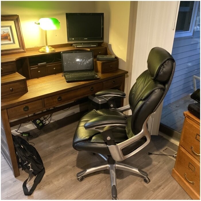 Brampt Secretary Desk with Hutch