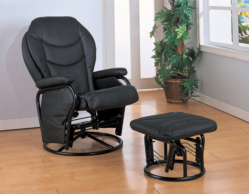 swivel glider rocker recliner with ottoman