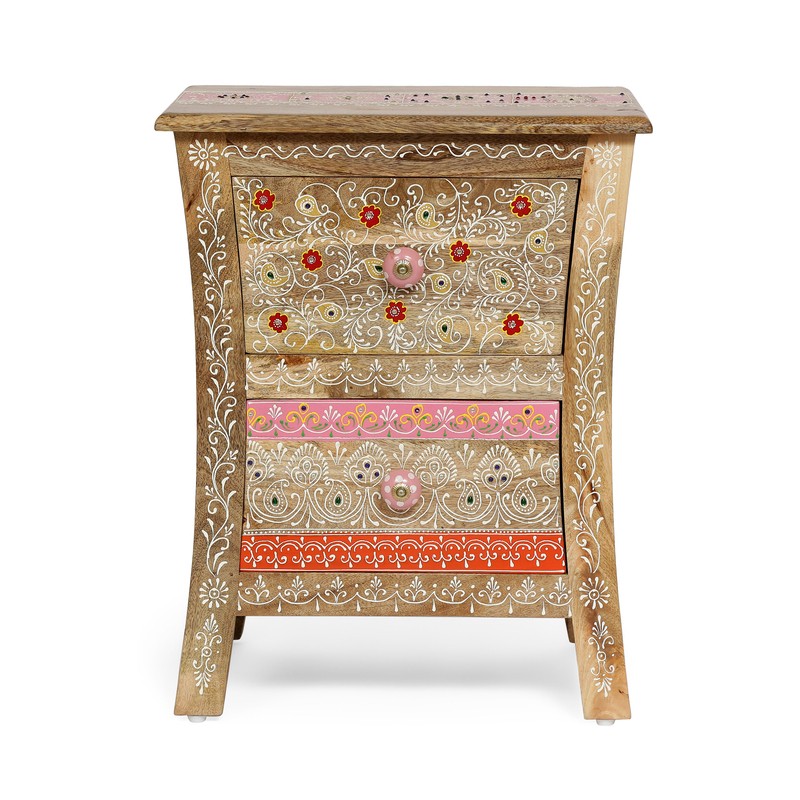 Bridgeport 24'' Tall 2 - Drawer Nightstand in Brown