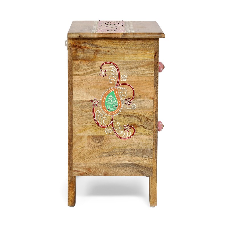 Bridgeport 24'' Tall 2 - Drawer Nightstand in Brown