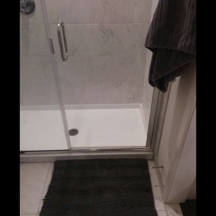 Brinker Brinket Ultra Plush Rectangular Chenille Non-Slip Solid 2 piece Bath Rug Set
