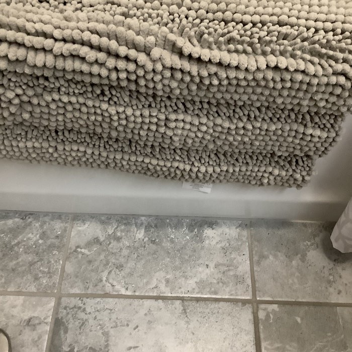 Brinker Brinket Ultra Plush Rectangular Chenille Non-Slip Solid 2 piece Bath Rug Set