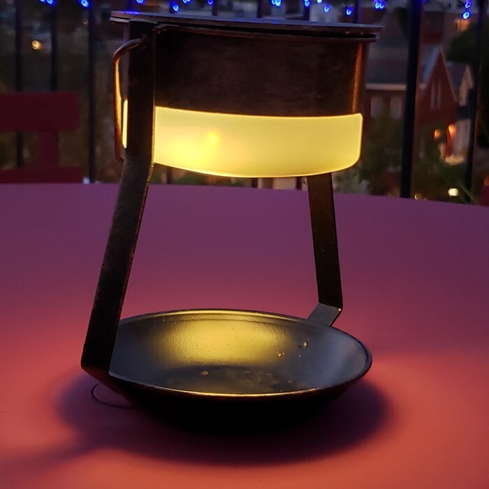 Brittlyn Solar Accent 1-Light LED Outdoor Hanging Lantern