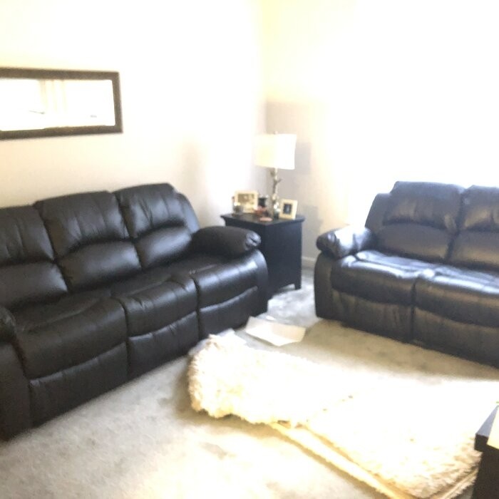 Bryce 2 Piece Faux Leather Reclining Living Room Set