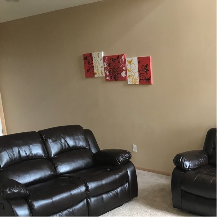 Bryce 2 Piece Faux Leather Reclining Living Room Set