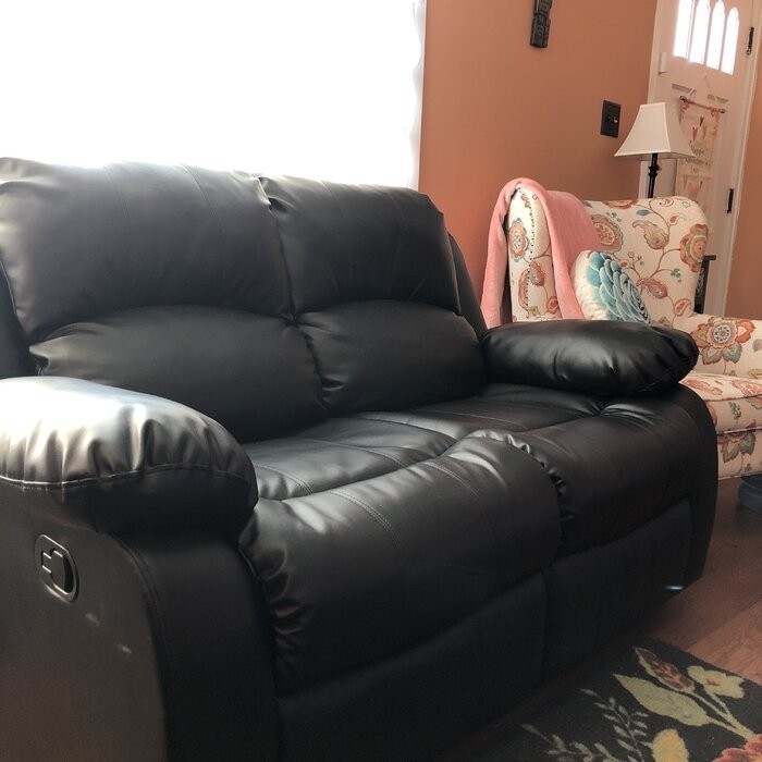 Bryce 2 Piece Faux Leather Reclining Living Room Set